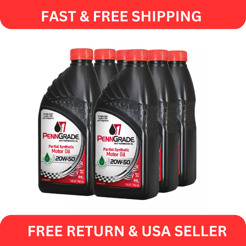 Penngrade Motor Oil 71150 - 50w Racing Oil Case 4X5 Quart Bottles
