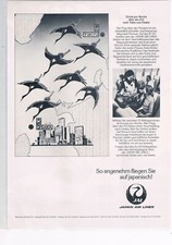 Japan Air Lines Werbeanzeige Werbung JAL #1 NG