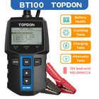 Topdon Car Battery Tester 12V Load Tester BT100-E Charging Cranking System Test