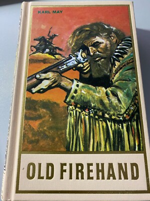 Karl May - Old Firehand Sonderausgabe in gelben Leinen