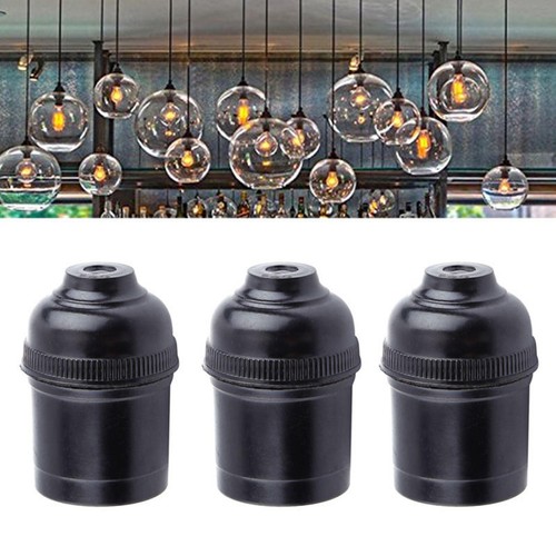 5-10Pcs E27 3/4A Light Bulb Lamp Holder Pendant Edison Screw Cap Socket Vintage - Picture 7 of 17
