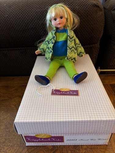1997 Robert Tonner Kripplebush Kids Hannah Winter Wonderland 8" Puppe in Box