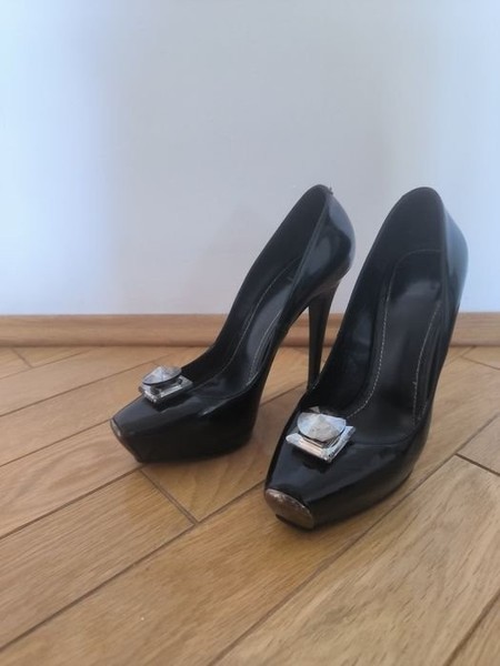 Women Nando Muzi Heels Black Leather 37.5