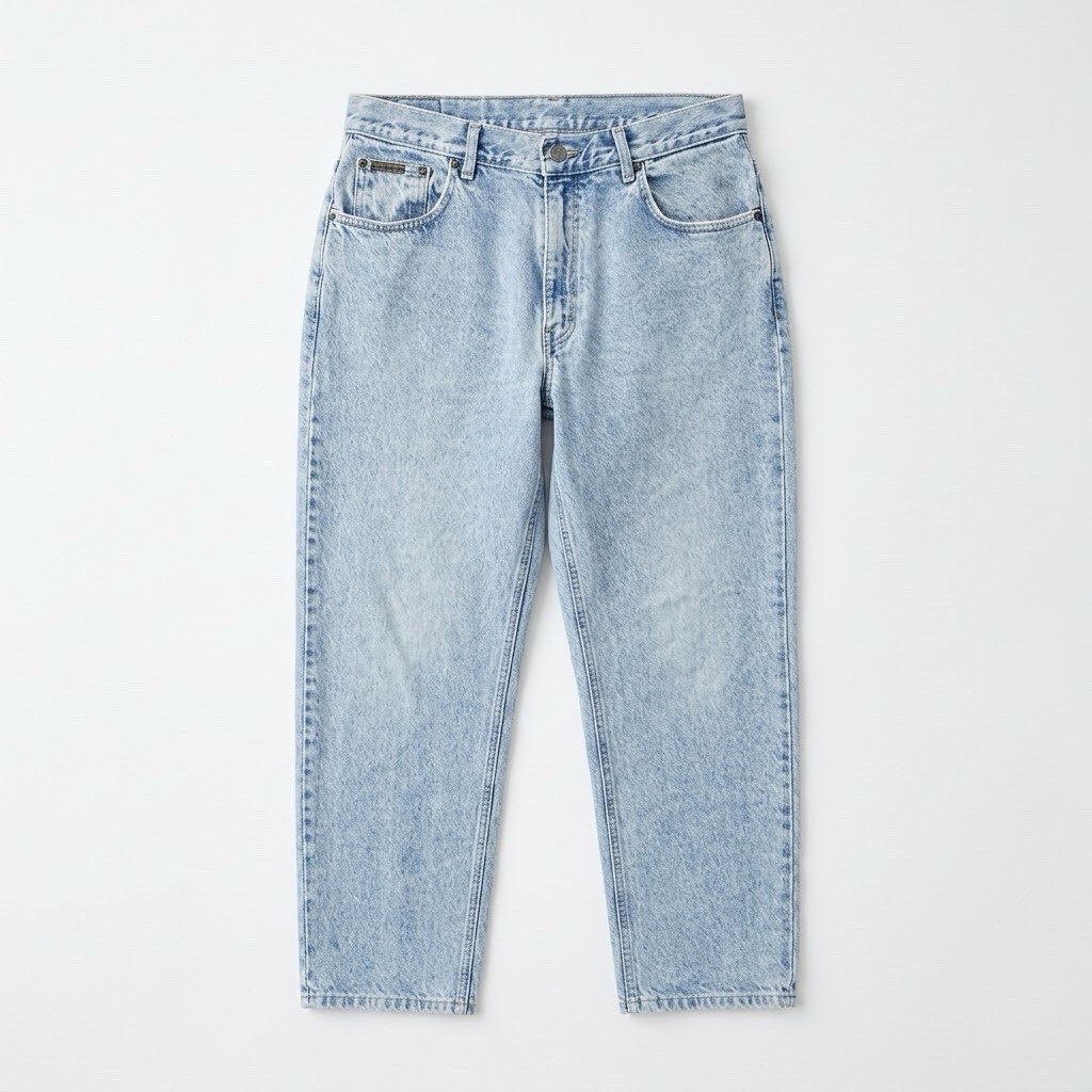 Calvin Klein Jeans, VTG 90s Calvin Klein Jeans Mens 33x34 Made in USA Stone Wash Straight Denim Gift