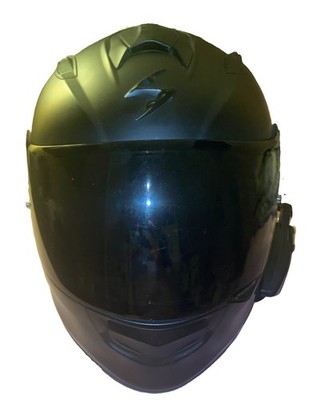 Scorpion EXO-491 SOLID in Mattschwarz (Größe XS)
