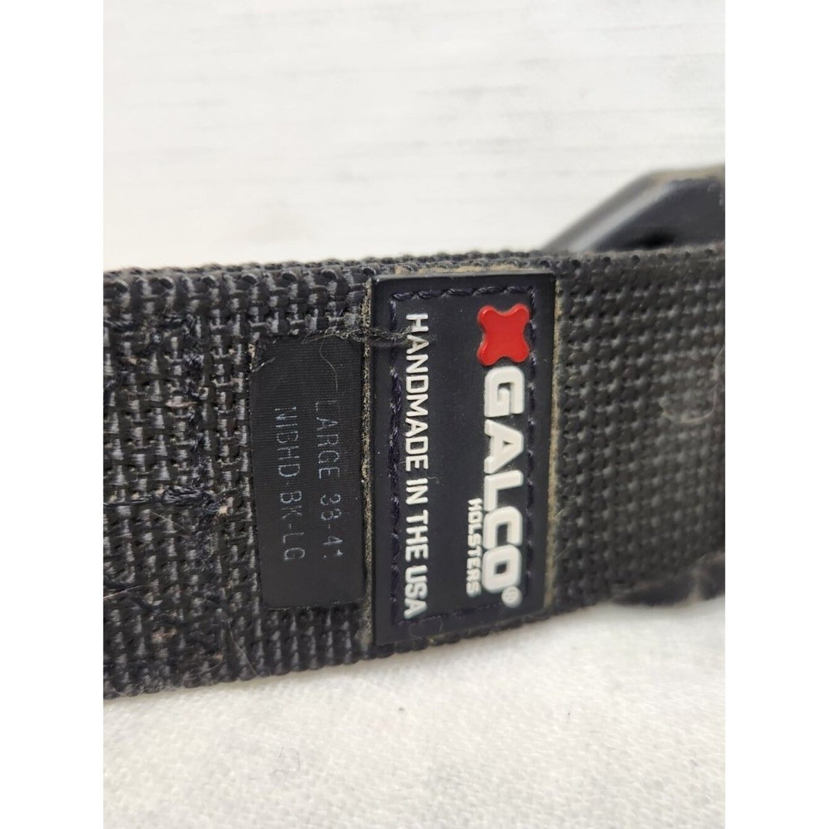 Galco Holsters Mens Large (33-41) Black Belt Nylon NR INSTRUCTORS 1.5" View 6