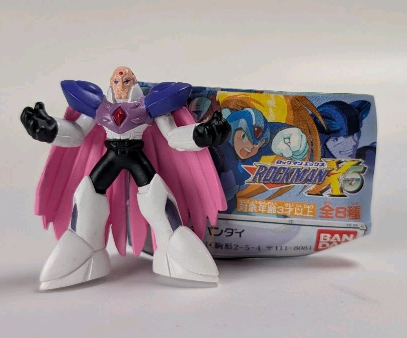 2000's Japan Psycho Sigma Mega Man Figure Rockman Boss & Paper