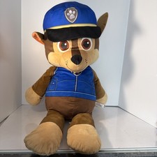 "Juguete de peluche suave gigante grande Nickelodeon Paw Patrol Chase 32"" animal de peluche"