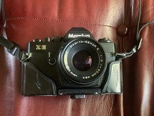 Vintage Mamiya Ze Film Camera 35mm W Leather case