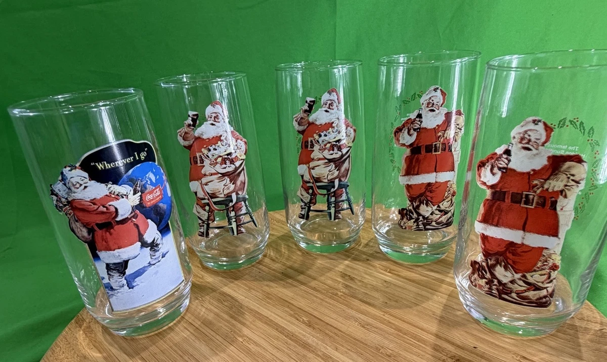 Santa Coke Glasses for sale | eBay
