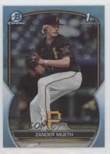 2023 Bowman Draft Chrome Sky Blue Refractor Zander Mueth #BDC-131 6fs