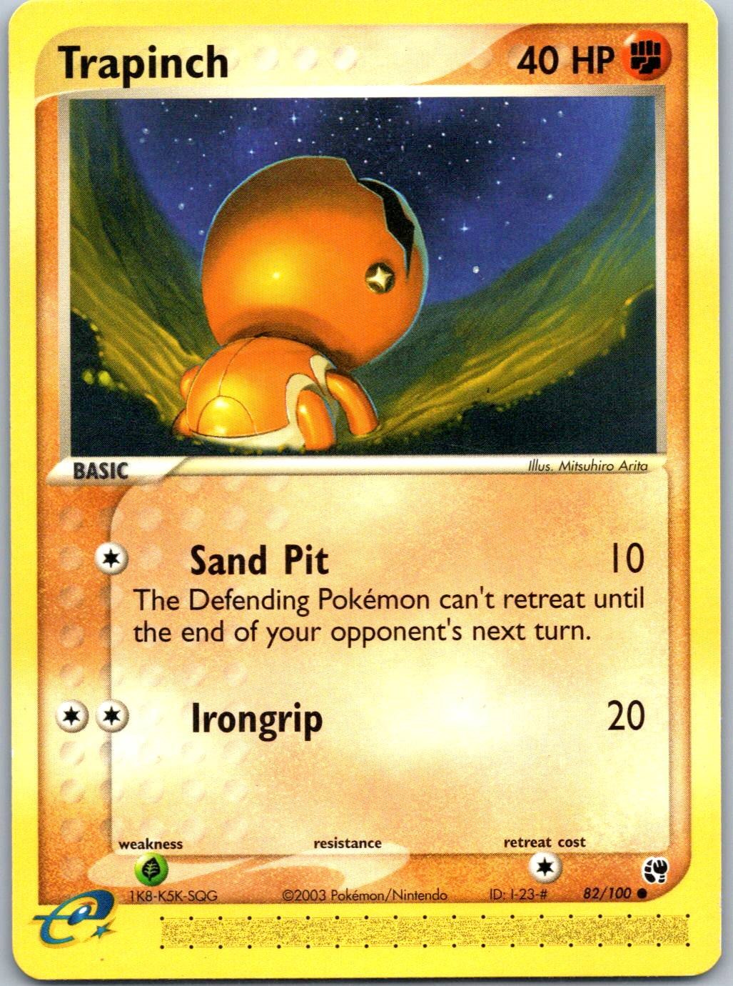 Trapinch Common Sandstorm 82/100 NM