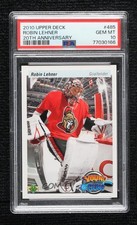 2010-11 Upper Deck 20th Anniversary Variation Robin Lehner PSA 10 Rookie RC 8sr
