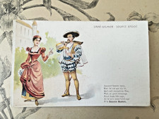 Carte Postale publicitaire ancienne Source Badoit Saint-Galmier  - Roi