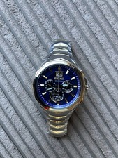 Seiko Mens Coutura Solar Powered Watch. Two Tone Chronograph SSC642P1, new other