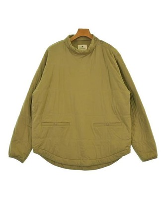 Snow Peak Men's Down Jacket Khaki L Used Recycled Outerwear