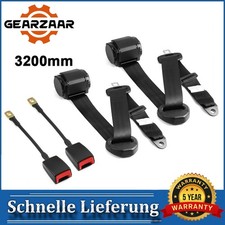 2x 3 Punkt 3200mm Automatikgurt Sicherheitsgurt Beckengurt für VW Golf 1 2 Audi