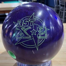 USED Roto Grip RST X-2 Pearl Reactive Bowling Ball, Tanzanite, 15 LB (Da)
