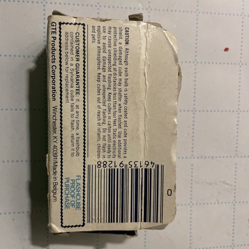 Flash Cubes vintage 6 pezzi lampadine 2 scatole - GE Boots Westinghouse - Foto 8 di 9
