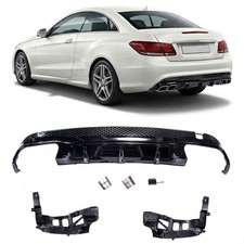Heckdiffusor Schwarz Twin Outlet passend für Mercedes E-Klasse W207 2013-2016 Heckdiffusor Schwarz Twin Outlet passend für Mercedes E-Klasse W207 2013-2016