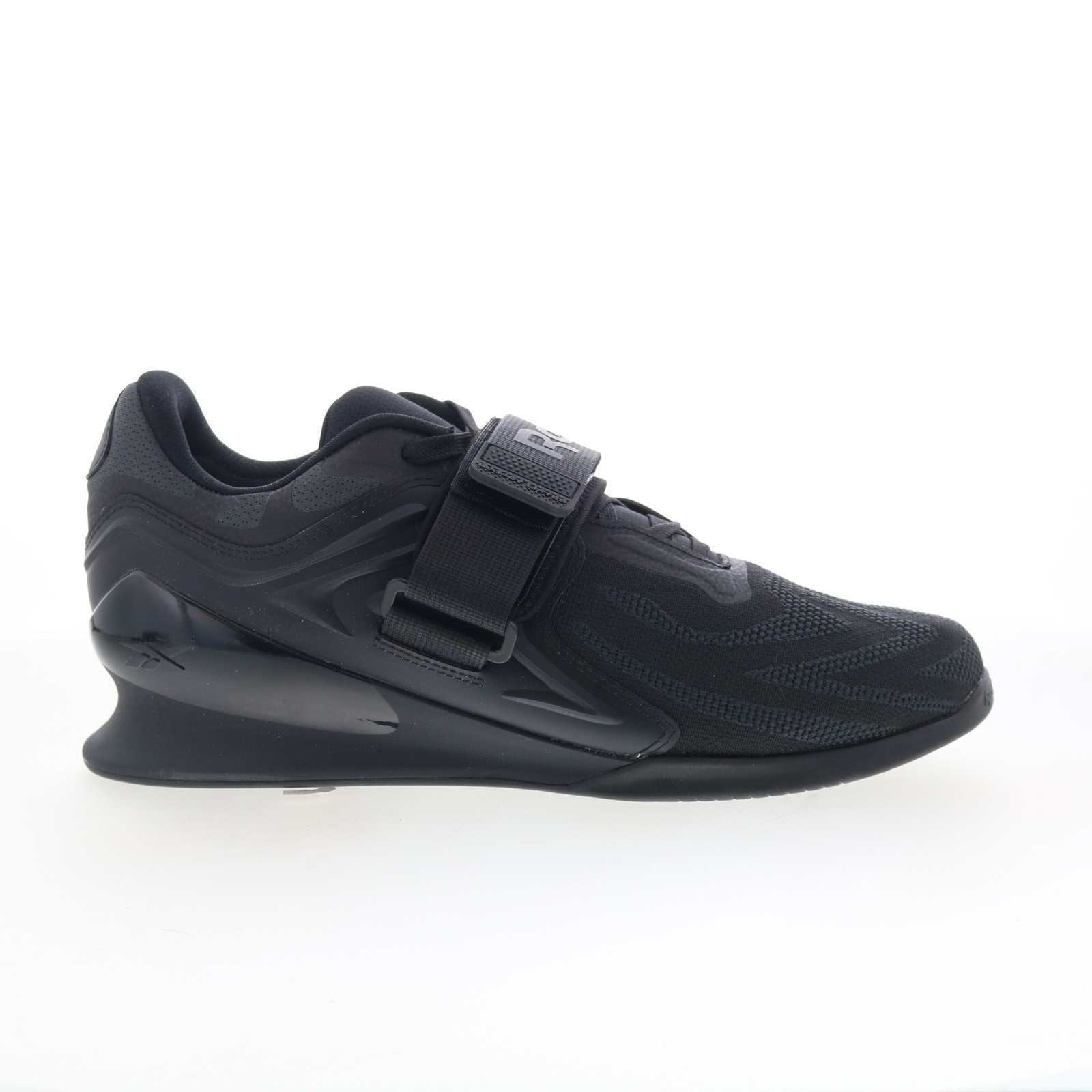 Reebok Legacy Lifter IV Mens Black Mesh Athletic Weightlifting Shoes image 2