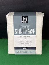 Member's Mark Performance Set di fogli solidi 500 fili KING Vaniglia