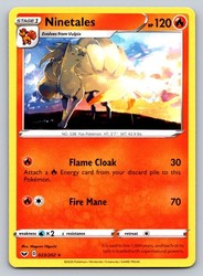 Ninetales 023/202 Rare Sword & Shield Base Set