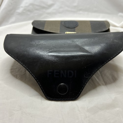 Fendi Rare Vintage 1980’s Fendi Designer Eyeglass Cases Made in Italy 2 Cases - Picture 4 of 7