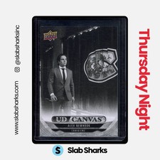 2024 UPPER DECK #C128 ALEX NEWHOOK UD CANVAS BLACK AND WHITE