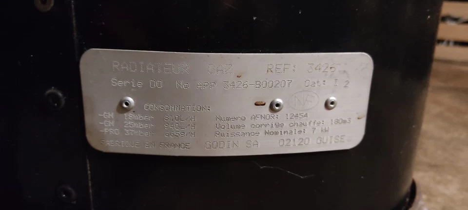 Stufa a gas Godin 3426 - Immagine 4 di 4