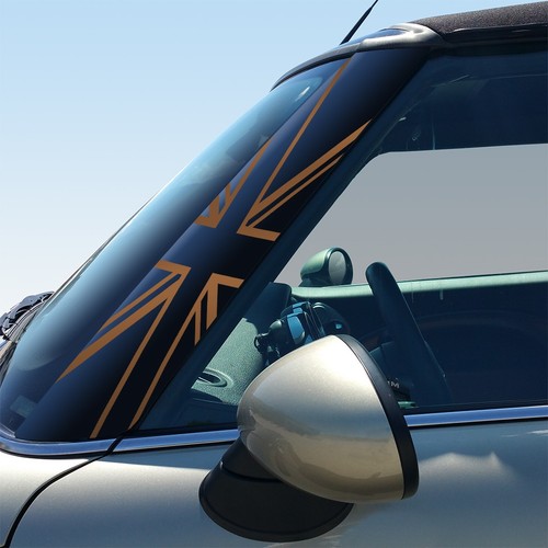 Black Jack A Pillar Graphics - Set of 2 Decals for MINI Cooper 1st 2nd 3rd Gen - Picture 23 of 33