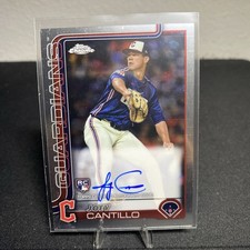2025 Topps Chrome - Rookie Autographs Joey Cantillo #RA-JCA (AU, RC)