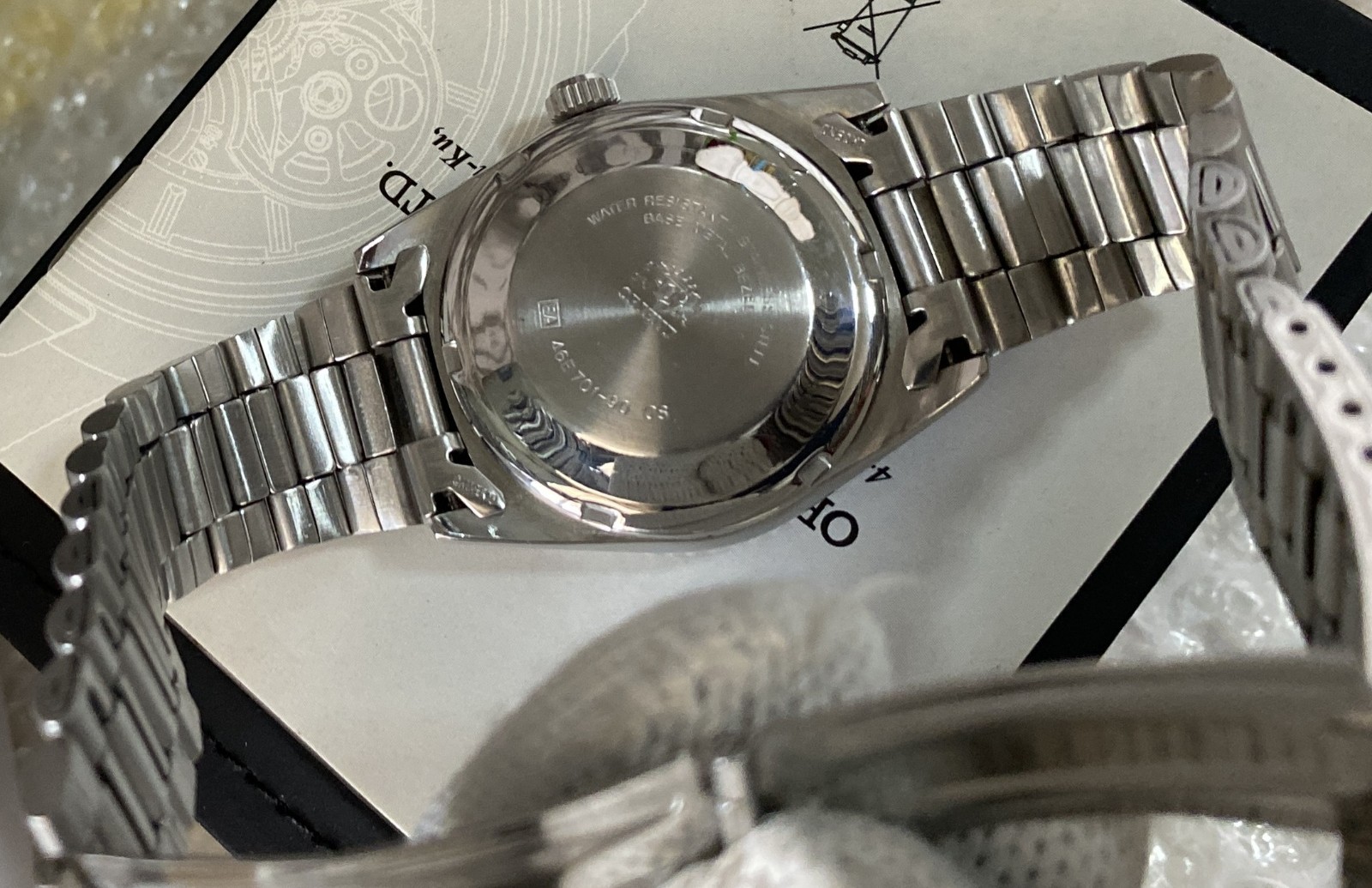 Orient President  Automatic Silver Dial Stainless… - image 7