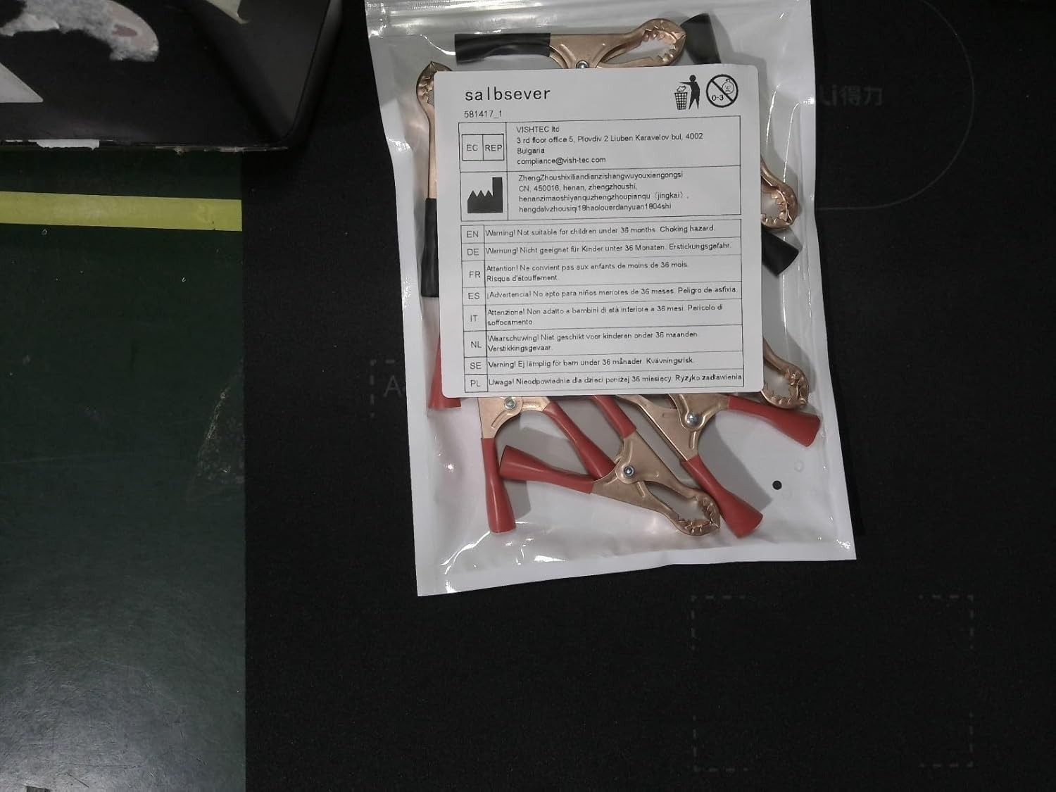 10 Pcs Metal Alligator Clips 50A Insulated Heavy Duty... 