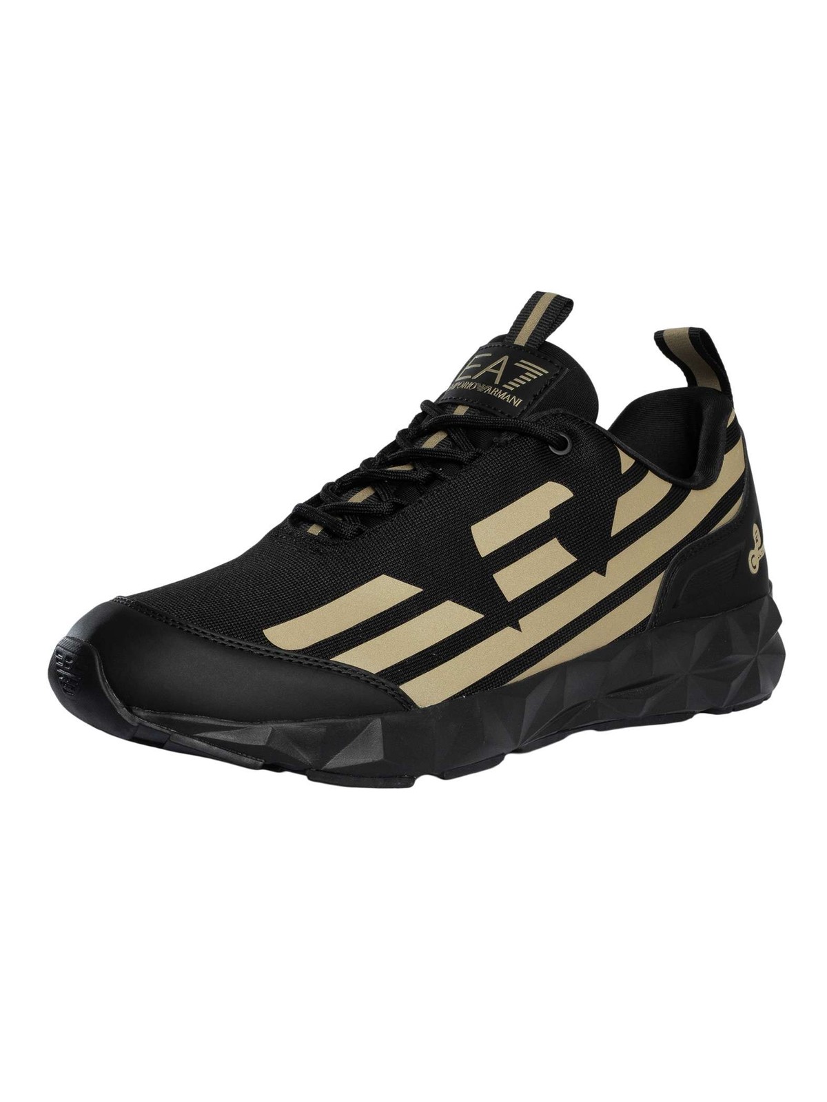 EA7 Ultimate C2 Kombat Core Trainers, Black/Gold - 10 UK