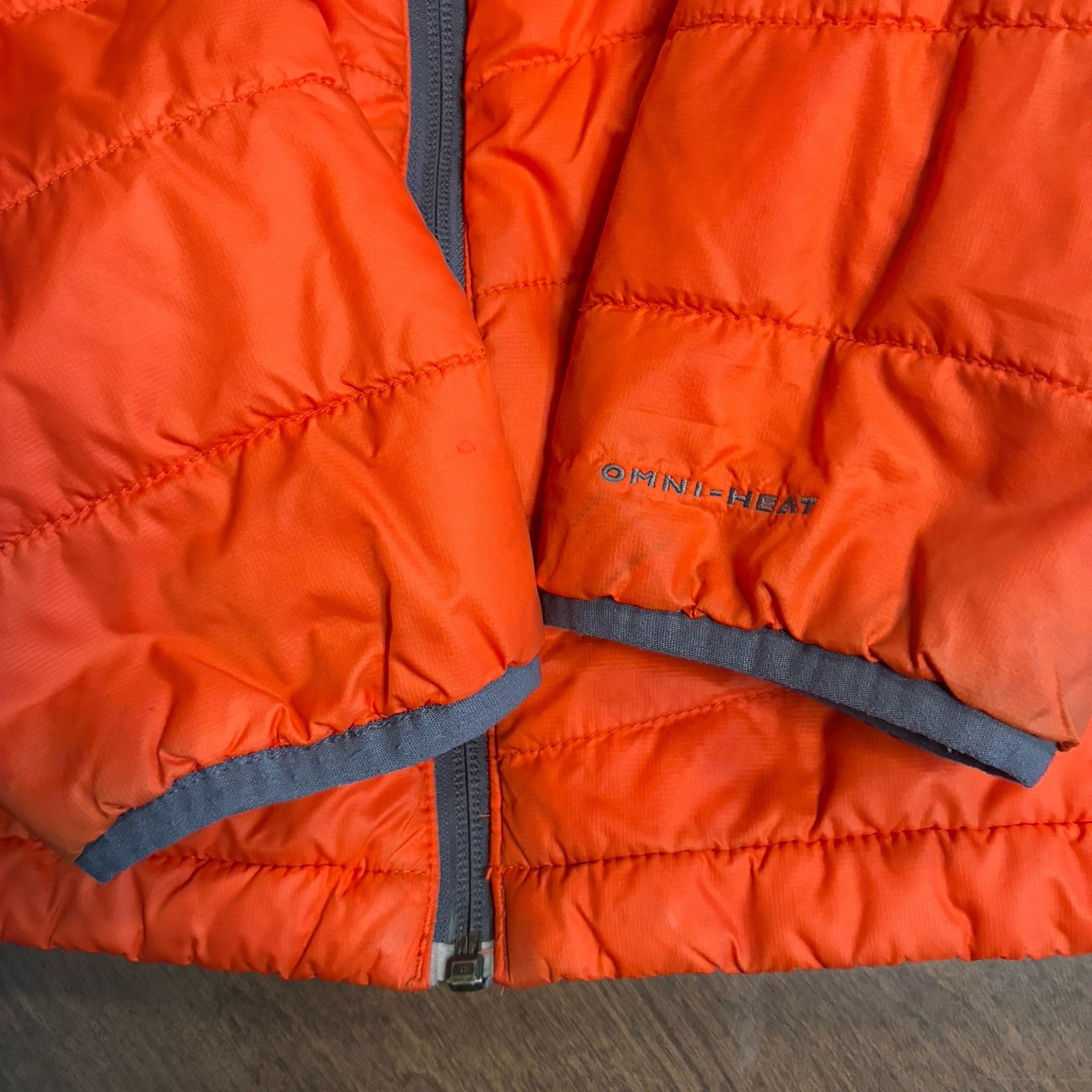 Columbia Omni Heat Puffer Jacket Orange Size Large Boys image 3
