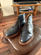 Trickers Navy Axton  Boots Size 9