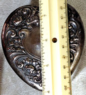 Vintage Sterling Silver Heart Dresser Jar Glass Vanity Trinket Jar Collectible — photo 8