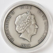 SIRENS Creatures Of Greek Mythology Sirene Mitologia Greca 1 Oz Moneta Argento 2$ Niue 2016 - Foto 11