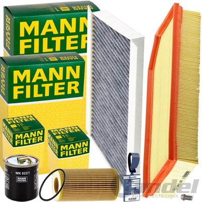 MANN FILTER INSPEKTIONSPAKET passend für MERCEDES C KLASSE W/S203 CL203 A209 CDI