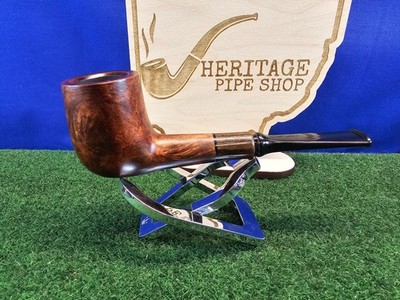 MBSD Briars by Piero Vitale Straight Billiard Italian Briar Pipe, Unsmoked, Bag