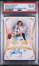 2024  FLAWLESS CHAMPIONS SIGNATURES JOHN ELWAY GOLD JERSEY 7/25