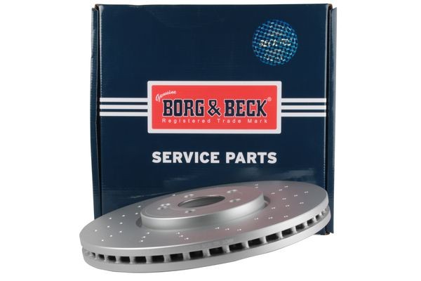 BORG & BECK BBD6263S Brake Disc Front 350mm Outer ⌀ Fits Mercedes-Benz A-Class
