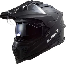 NEW LS2 EXPLORER  XT Adventure Enduro Dirt Bike Helmet Matte Black Size Large