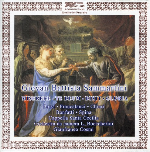 Sammartini / Borsi / - Gloria Patri / Dixit Per Soli / Coro E Archi [New CD]