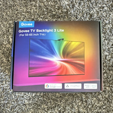 Govee TV Backlight 3 Lite LED Multicolor Strip 55-65 in TVs App/Voice