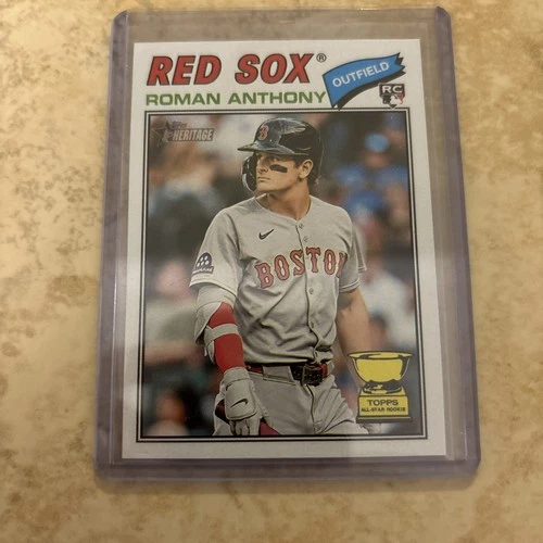 2026 Topps Heritage #86 RC Roman Anthony Boston Red Sox ROOKIE CARD