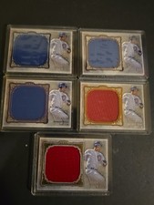 2013 Topps Five Star Jumbo Jersey Relic Anthony Rizzo 5 Card Lot