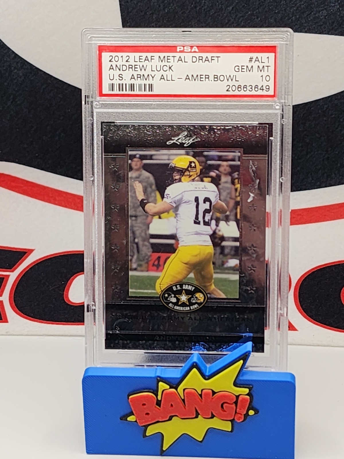 Andrew Luck Leaf Metal Draft Army All-American Bowl #AL1 Base