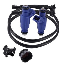 2PCS Fuel Injector Harness Set 0280156208 For Polaris Ranger 700 800 2006